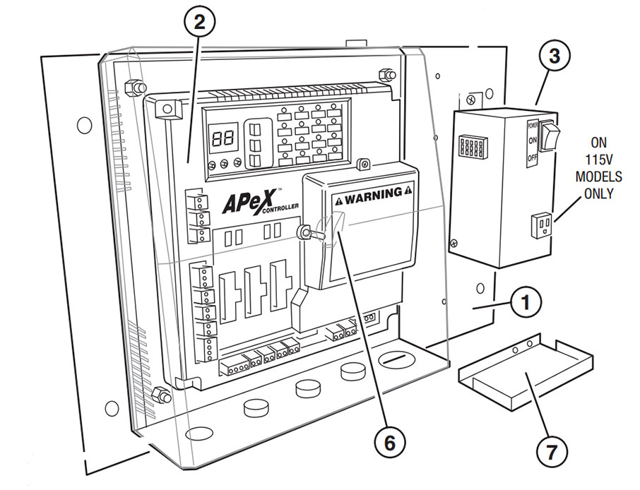 GSLG-A Single Phase Controller Parts Diagram