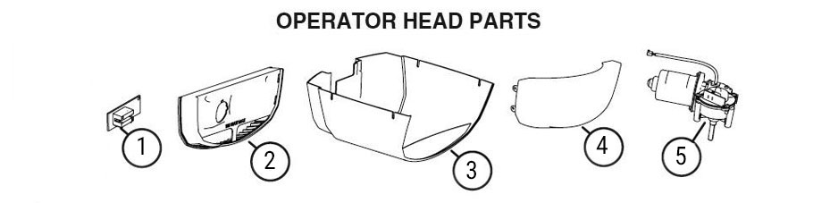 LDCO Garage Door Opener Parts Diagram