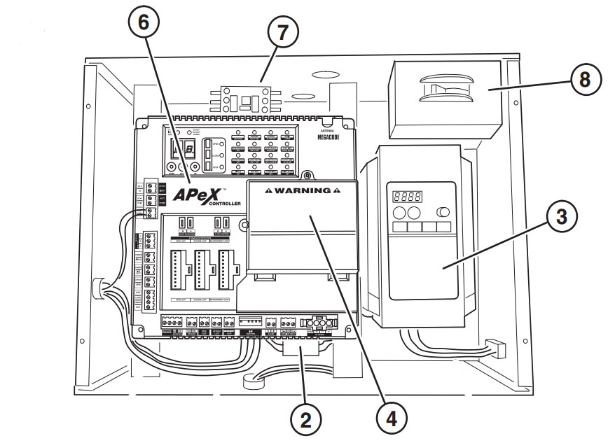 VS-GSLG Gate Controller Parts Diagram