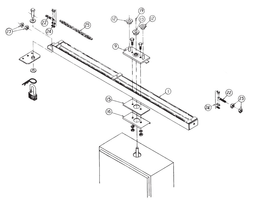 VS-GSWG Gate Arm Replacement Parts - VS-GSWG Replacement Parts - Swing ...